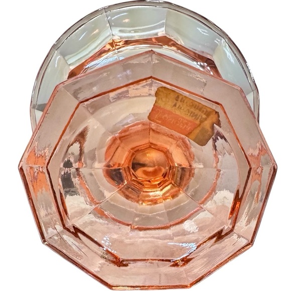 🍑Vintage Fostoria Virginia Peach Pedestal Bowl - Picture 6 of 6